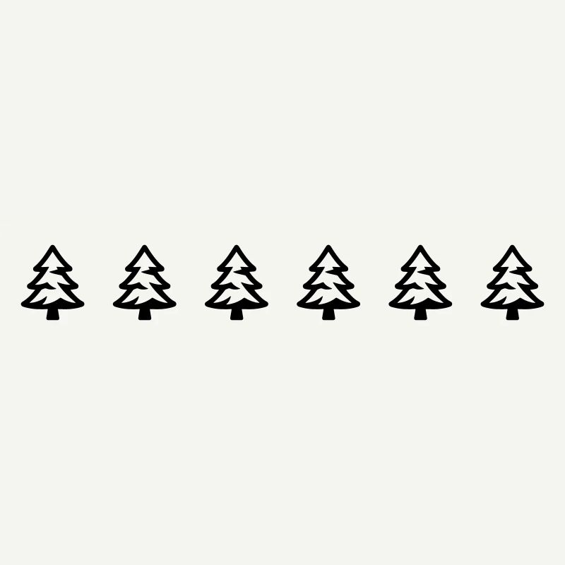 Fir tree icon forest