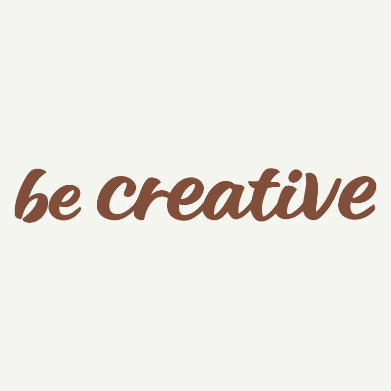 Sei kreativ Script Brown