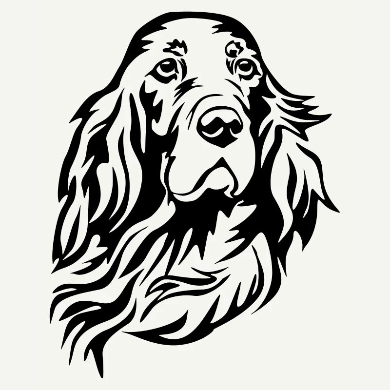 Irish Setter Head