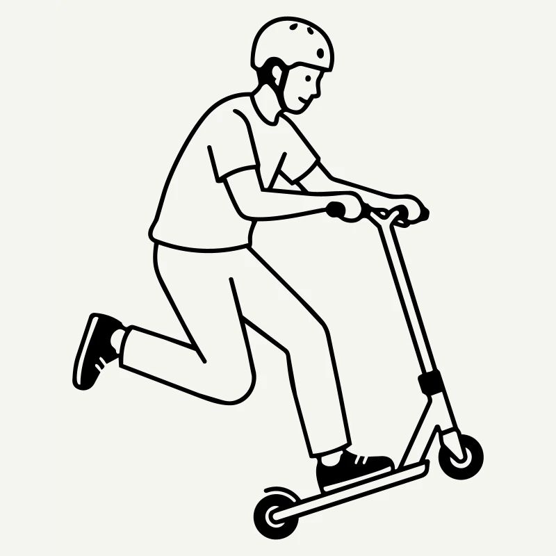 Trottinette cascade