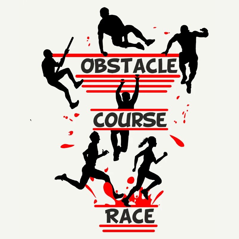 Course d’obstacles – Silhouette Full Action