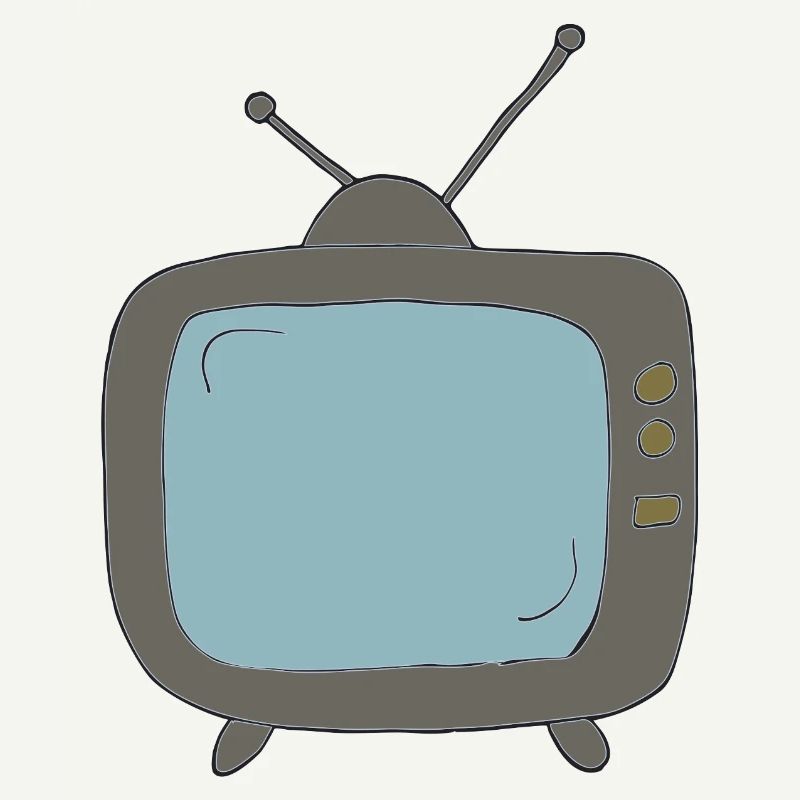 fernseher comicstyle