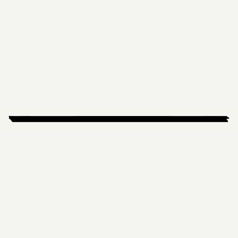 Brush Stroke Horizontal Line Minimalist Design