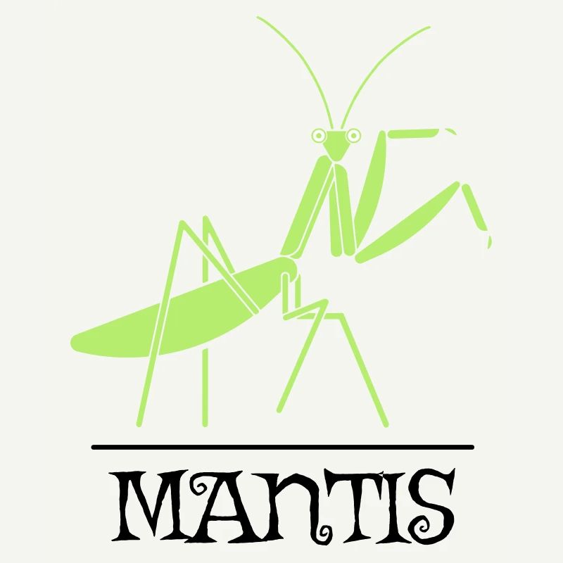 Mantis Gottesanbeterin Insekt Design
