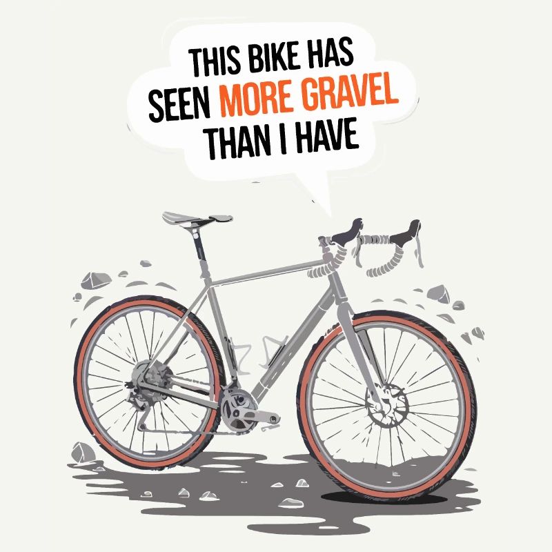 Rameur : Ce vélo a vu plus de gravier que moi