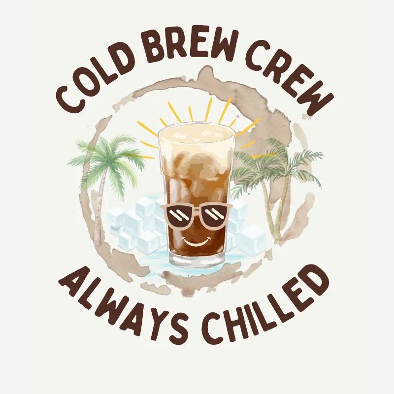 Cold Brew Crew – Always Chilled Coffee Design