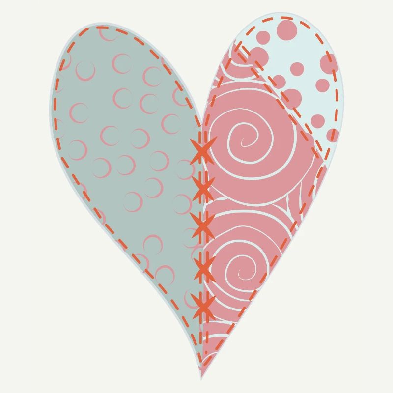 Patchwork Herz Nr. 3