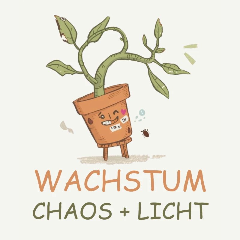 Growth equals chaos plus light