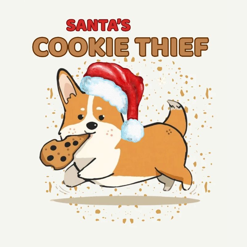 Le voleur de biscuits du Père Noël Corgi