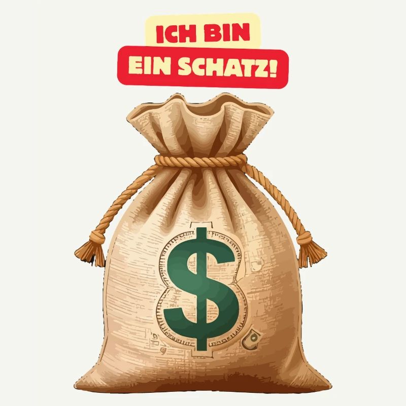 Ich bin ein Schatz Geldsack