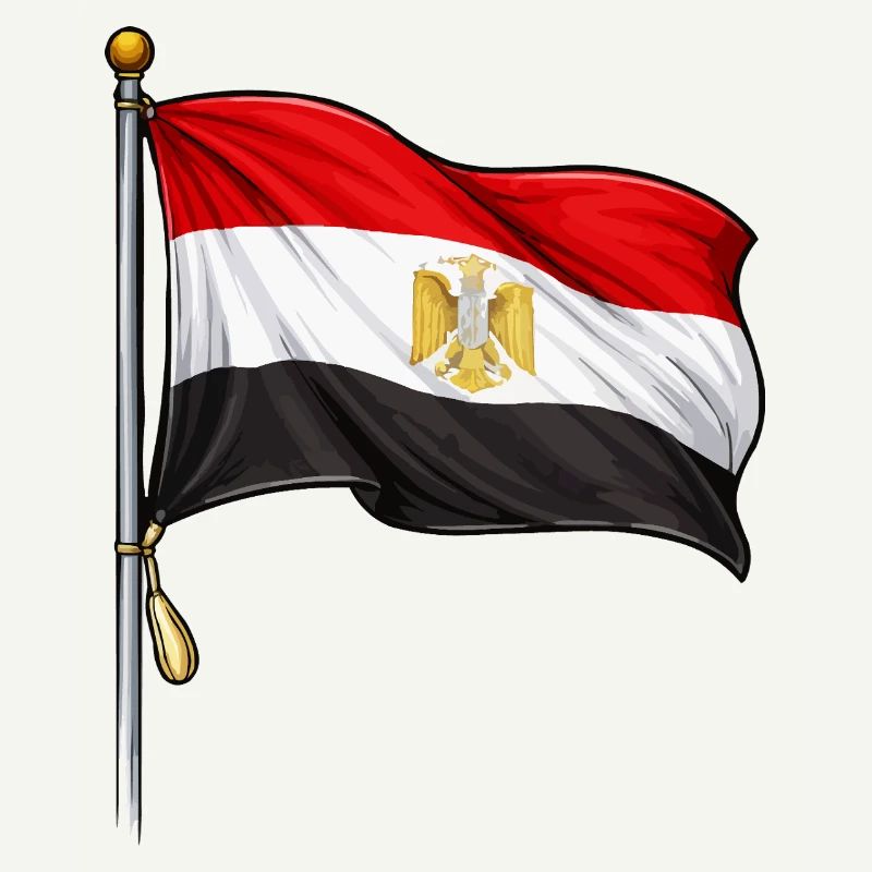 Drapeau égyptien