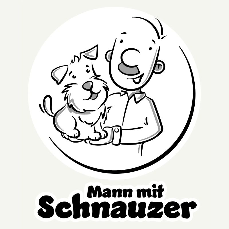 Mann mit Schnauzer (Oberlippenbart)