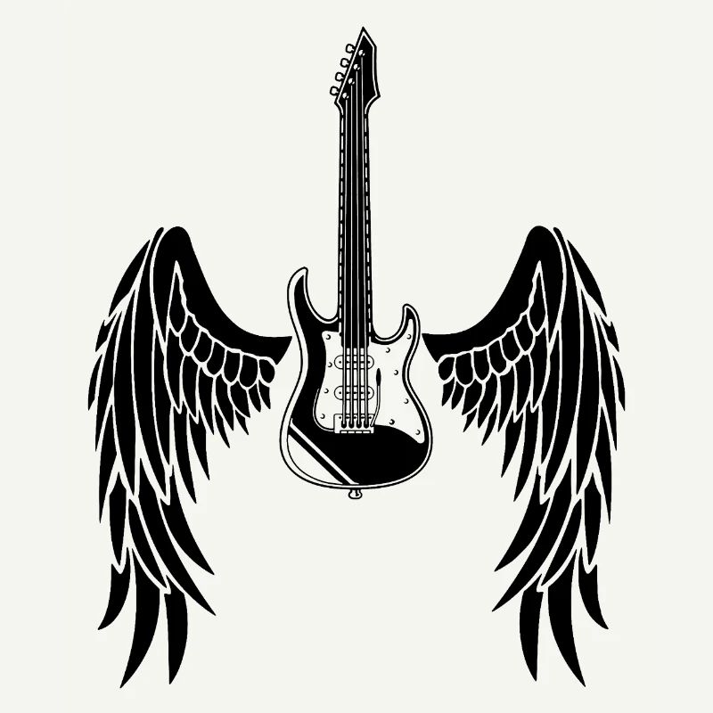 Black Winged Guitar