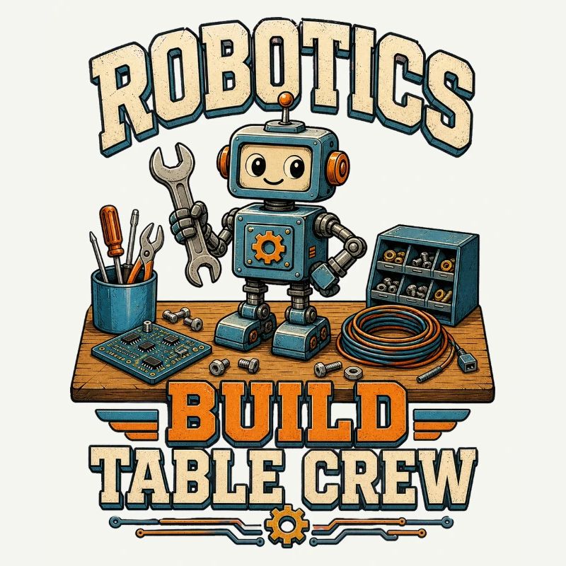 ROBOTICS BUILD TABLE CREW