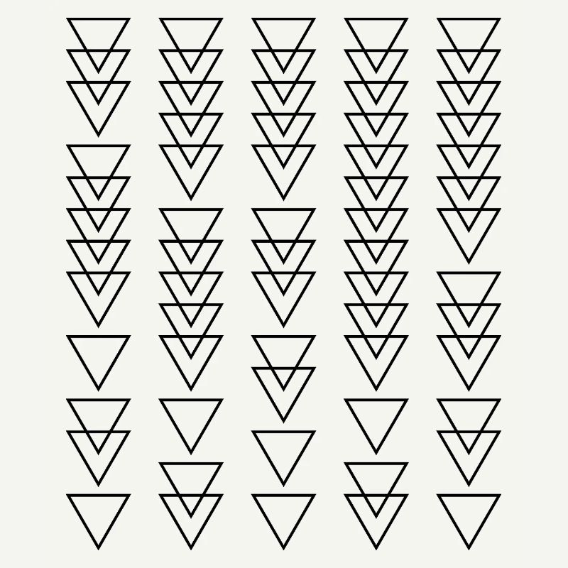 Conception du motif triangle