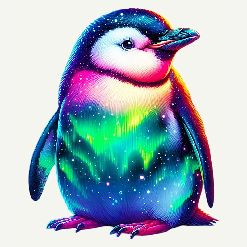 Aurora Borealis Penguin