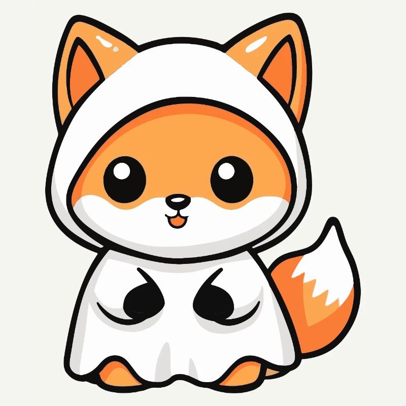 Fox Halloween Ghost