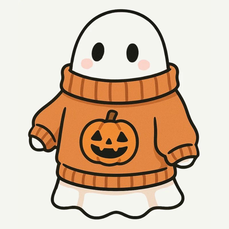 Pull citrouille Ghost