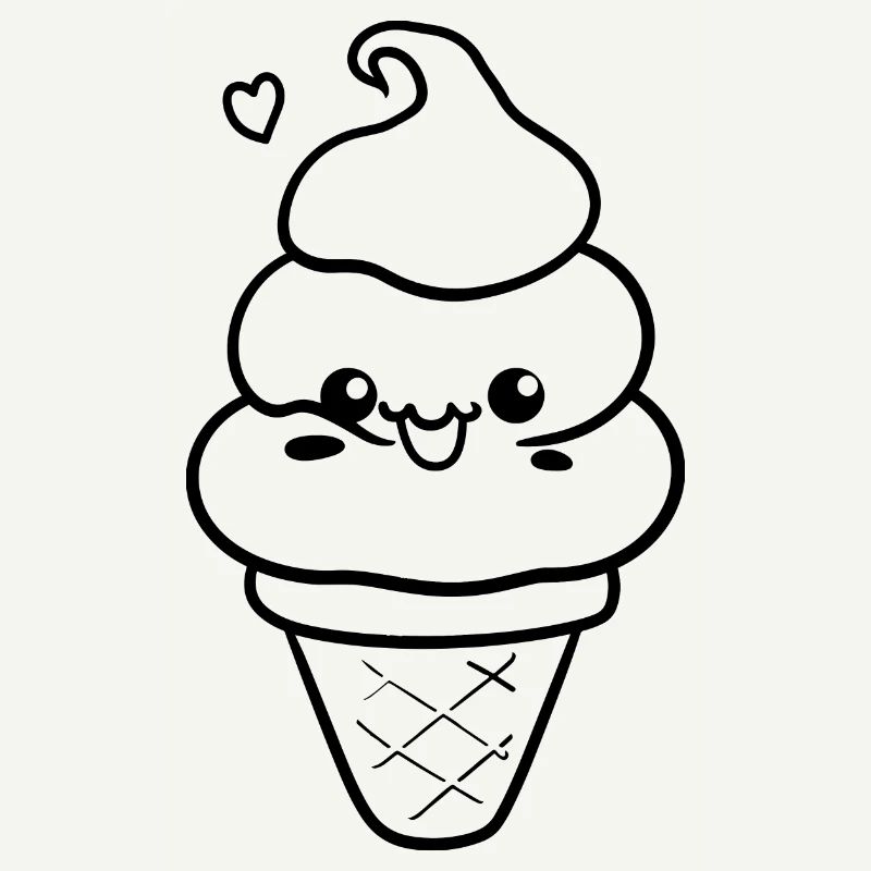 Ice Cream Comic Style