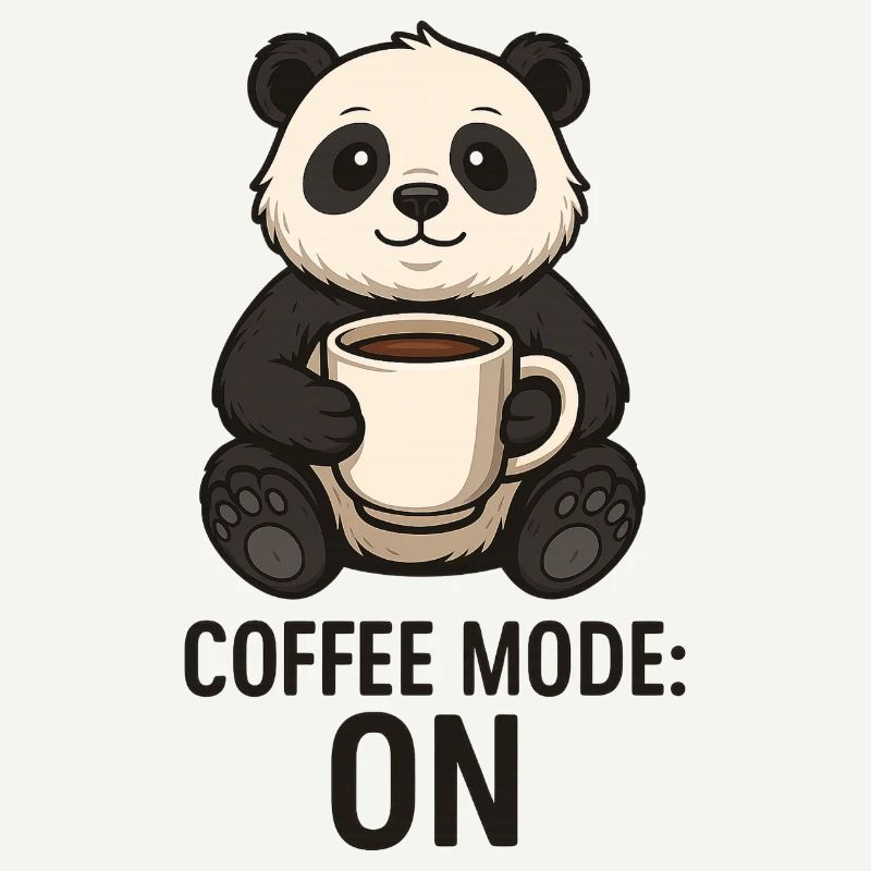 Mode Panda Café sur la conception d’animaux