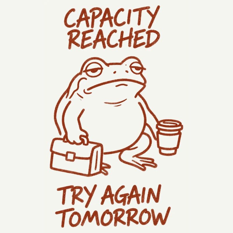 Capacity reached | Tomorrow again
