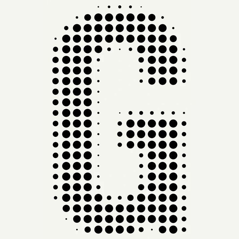 G letter initial letter dots gift