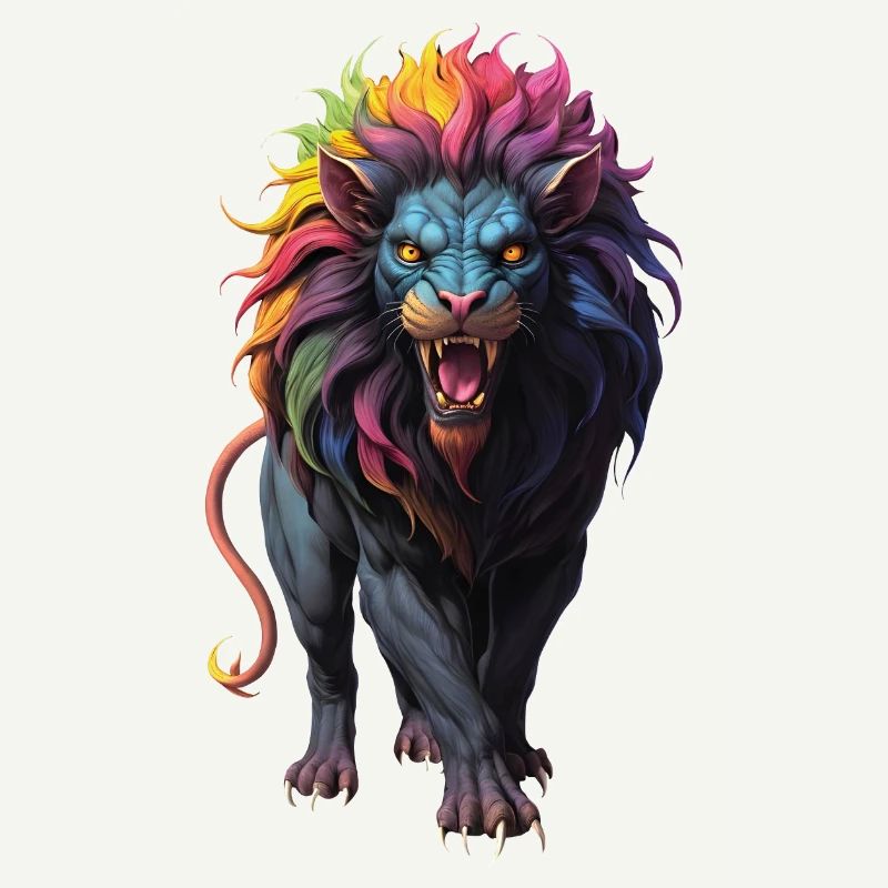 Lion Multicolore