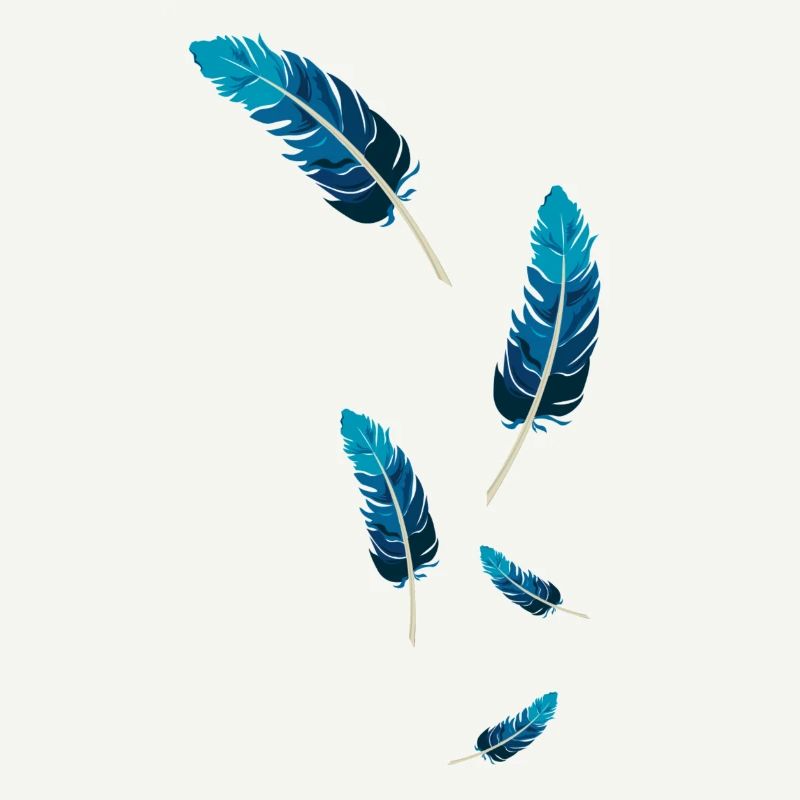 Blue Feathers