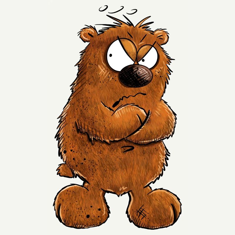 Muffeliger Brauner Bär I nö no Statement