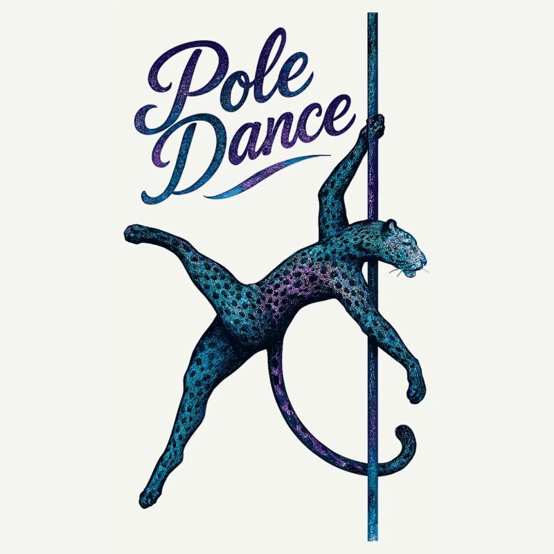 Pole dance Léopard Pole Dancer Pole Cadeau