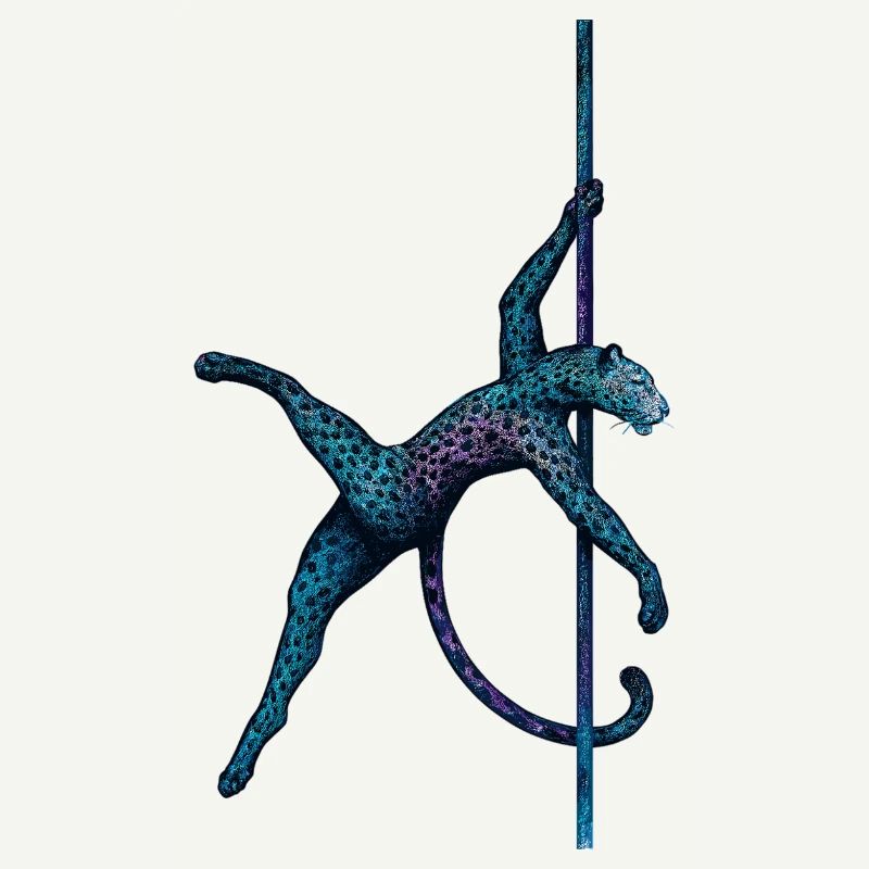 Pole dance Léopard Pole Dancer Pole Cadeau