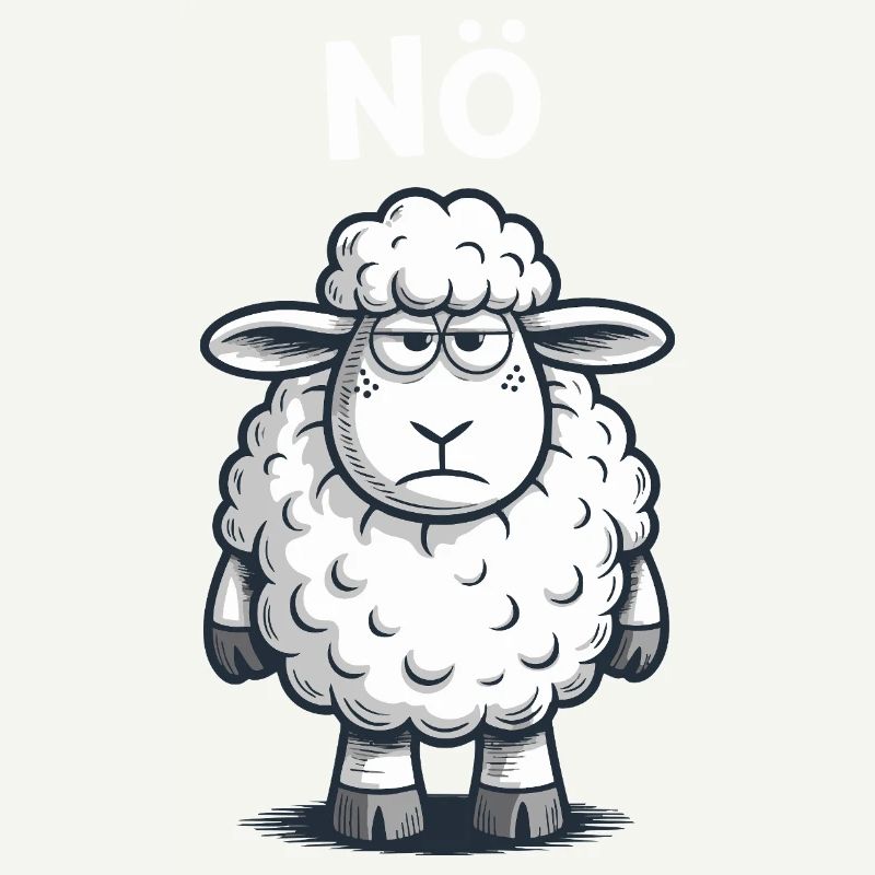 Basse-Autriche – Grumpy Sheep Humour Design