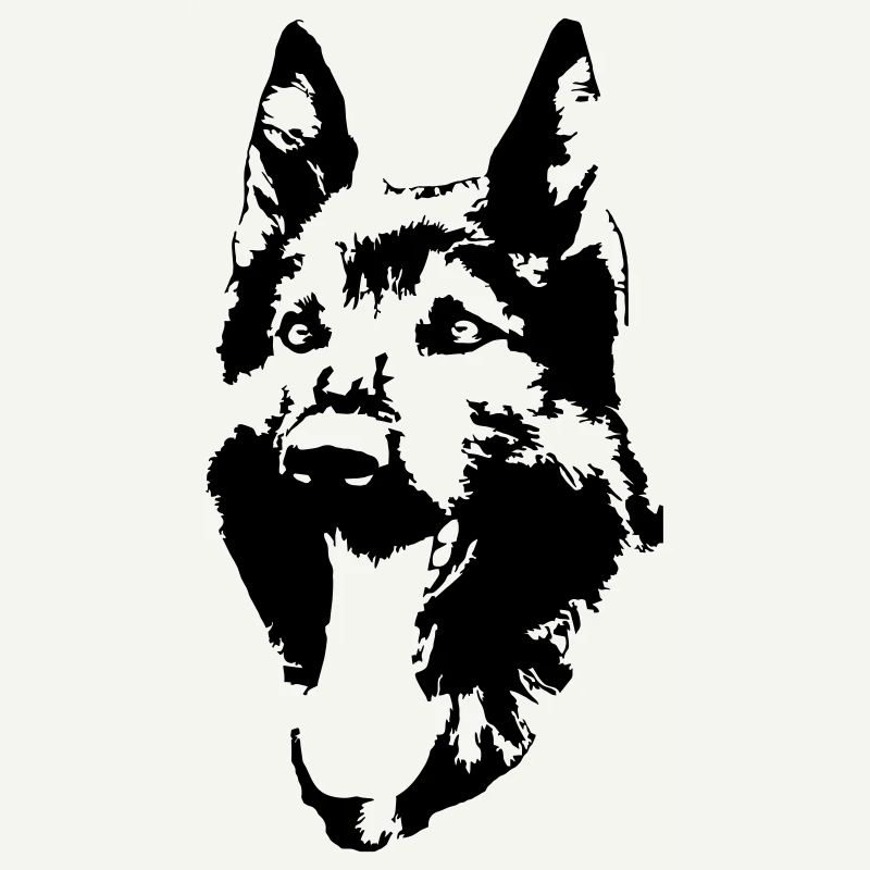 Deutscher Schäferhund Kopf