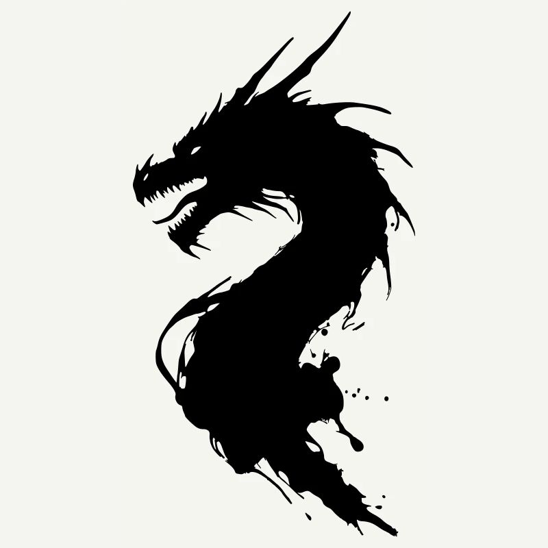 Schwarzer Drachen
