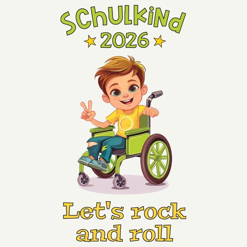 Schulanfang - Einschulung - Junge - Rollstuhl