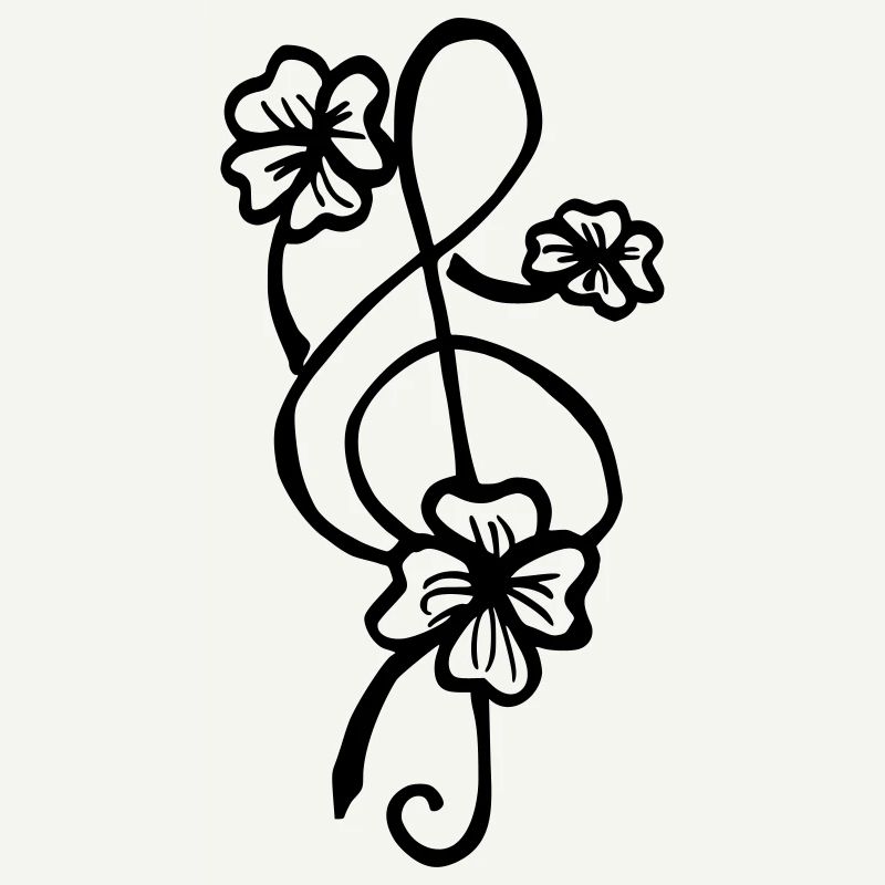 Clef shamrock