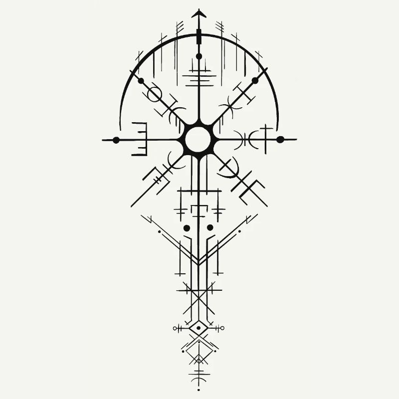 Nordic Rune Amulet Design