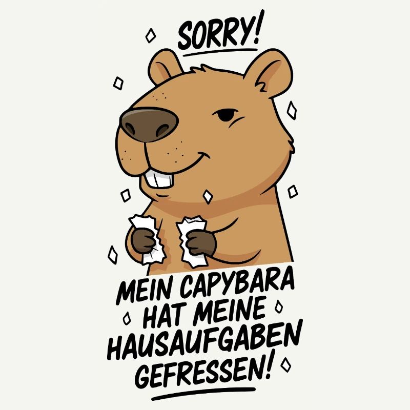 Pardon! Capybara a mangé mes devoirs