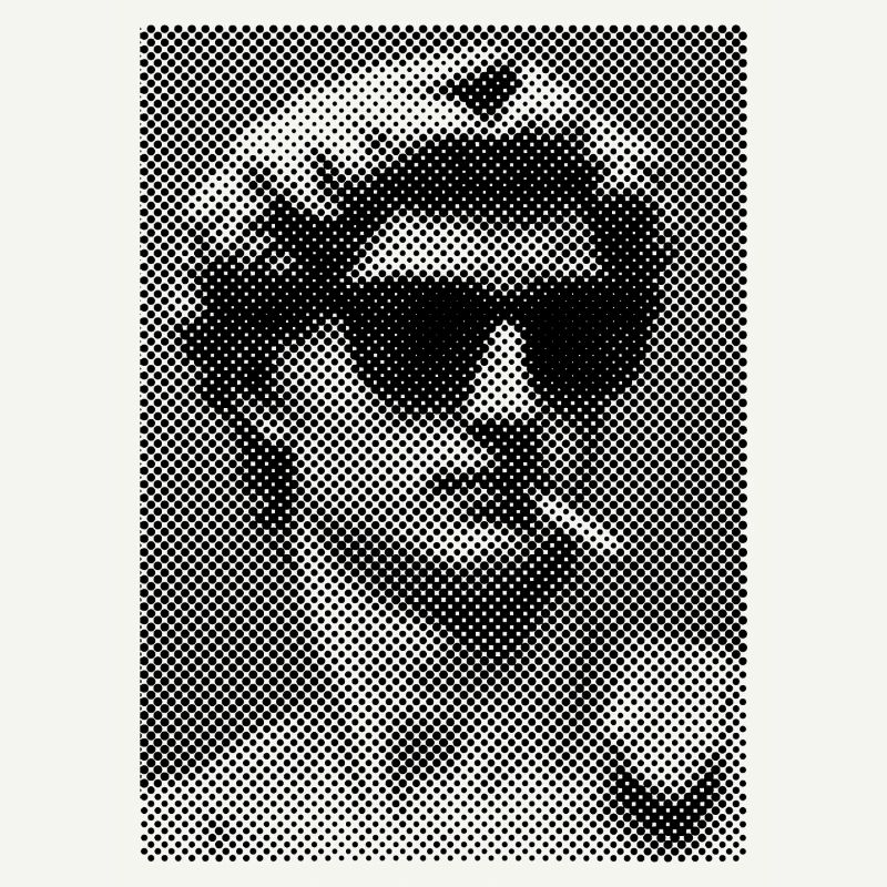 David Michelangelo raucht eine Zigarette