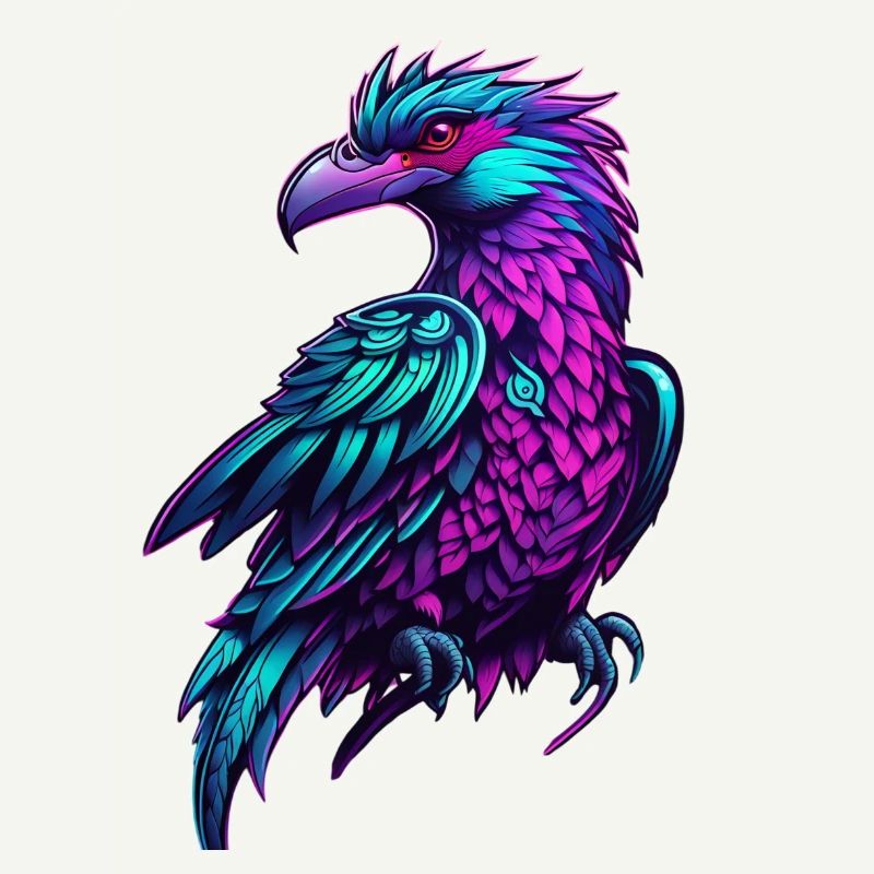 Vol de couleur Neon Phoenix