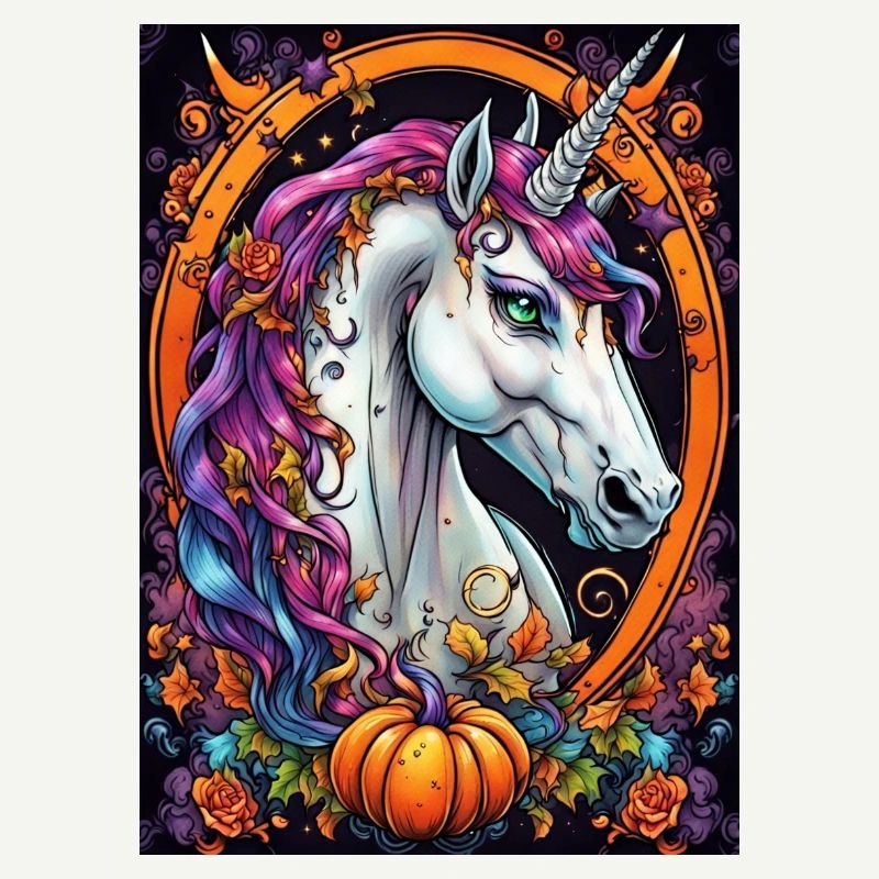 Farbtraum Unicorn im Herbstring