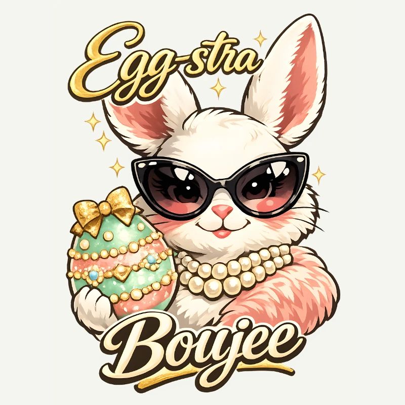 Eggstra Boujee Easter Bunny Easter