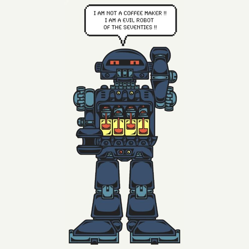 Battery-powered robot