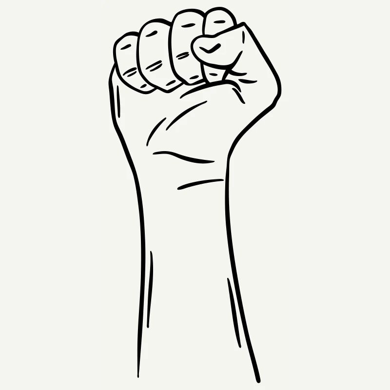 main poing 2 / poing / combat / protestation