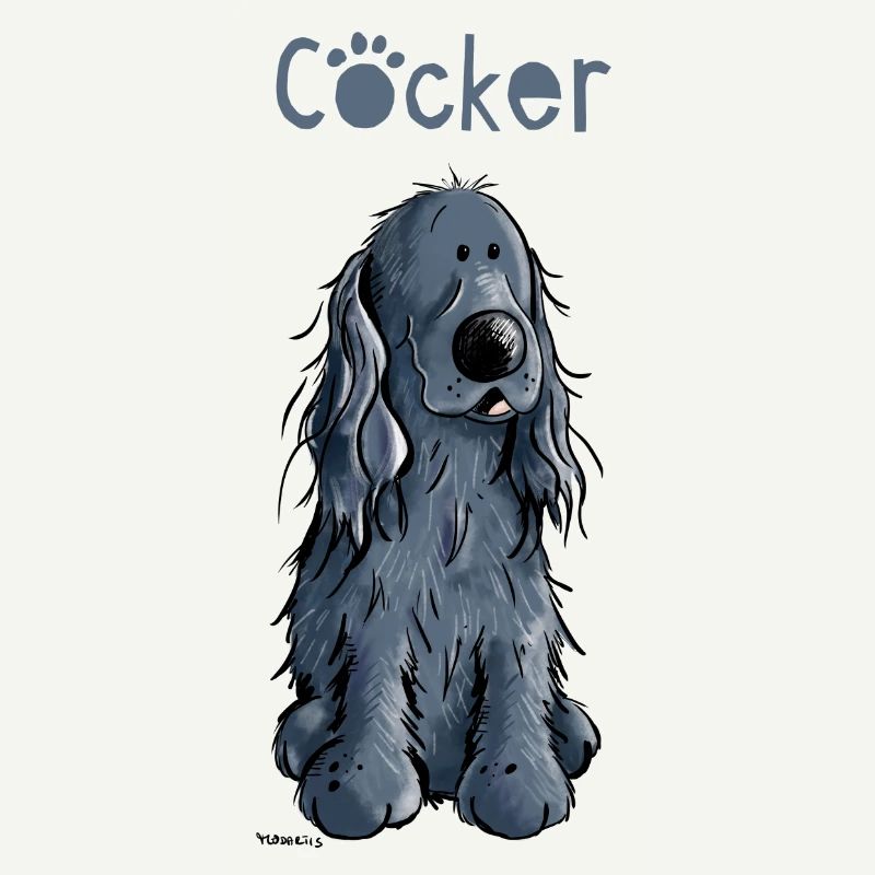 Drôle Cocker Spaniel