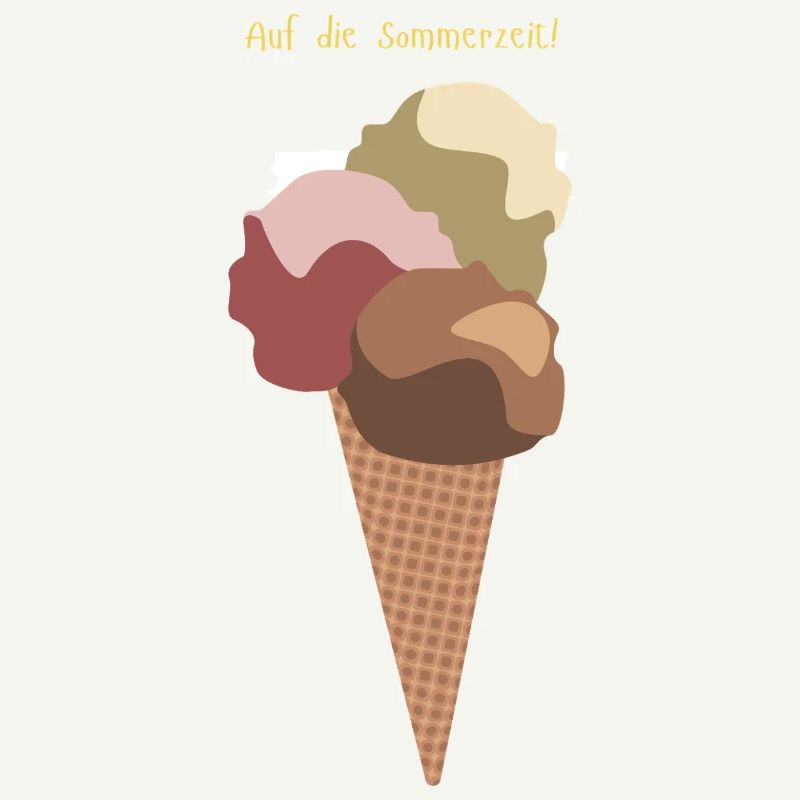 Vers le cornet de glace d’été