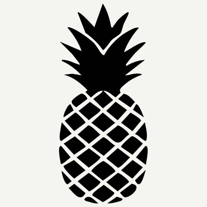 Silhouette ananas – Style tropical statement