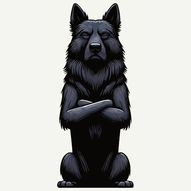 Schwarzer Schäferhund Schäferhundbesitzer 