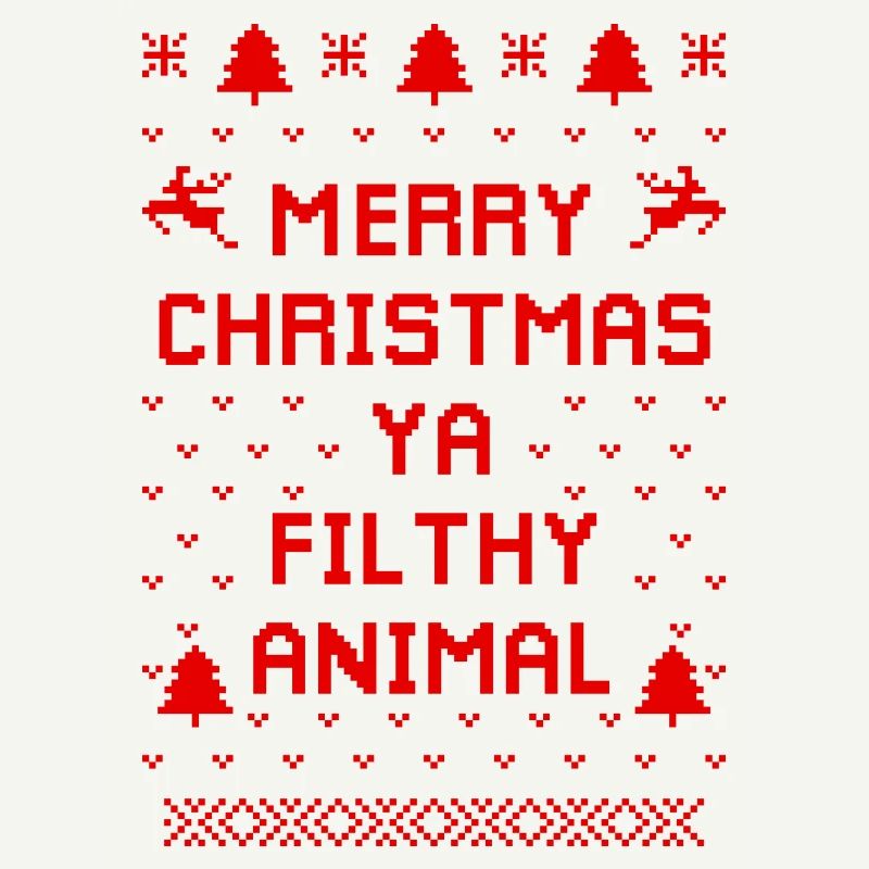 Humorvoller Weihnachts-Tierpullover