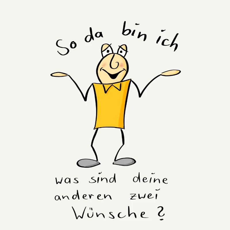 So da bin ich